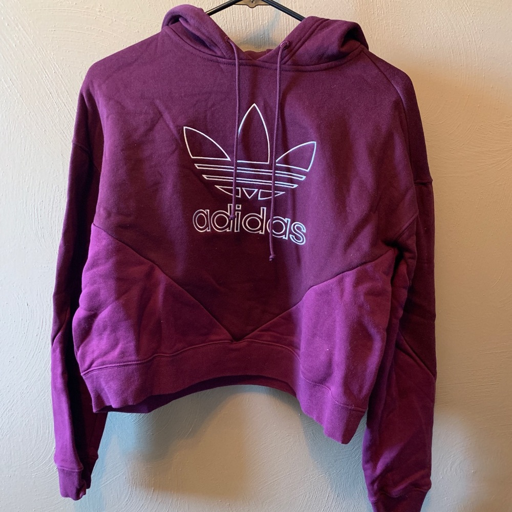 Adidas Originals Cropped Hoodie Sweatshirt